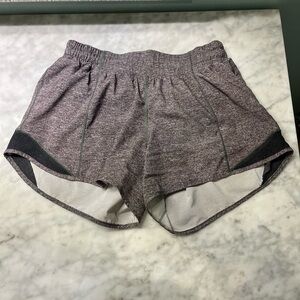 lululemon athletica Heathered Brown Athletic Shorts